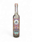 Botella con gusano Edición HUICHOL